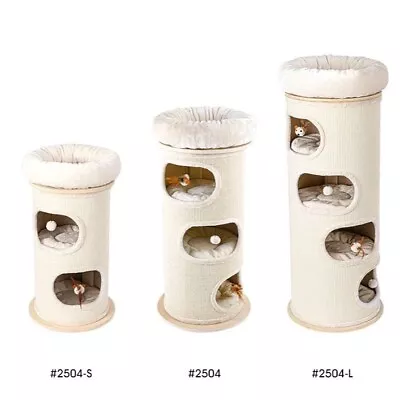 HONEYPOT Wooden Golden Mailbox Cat Tree Large • $329