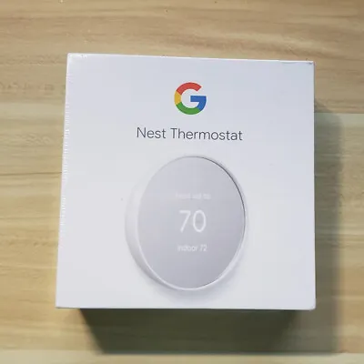 $39.90 • Buy Google Nest G4CVZ Programmable Wi-Fi Thermostat - Snow  - NEW IN BOX