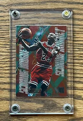 1995-96 Fleer Metal - Scoring Magnet #4 Michael Jordan Nm/Mint • $195