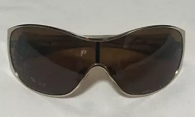 Oakley Breathless Gold Tone Wrap Around Sunglass Frame Only Discontinued  • $29.98