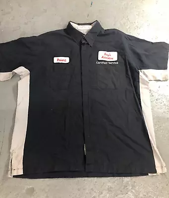 Men's Red Kap  Gary's Automotive  Mechanic Garage Shop Shirt Robert 2XL • $15.99