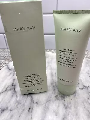 Mary Kay Mint Bliss Energizing Lotion For Feet Legs 3 Oz New W Box • $9.99