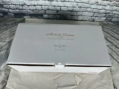 The Danbury Mint Michelle Obama Inaugural Ball Red 2013 Porcelain Doll Only-(C) • $60