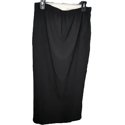 Motherhood Stretch Black Long Skirt Medium Maternity Women's Elastic Waist NWT • £11.57