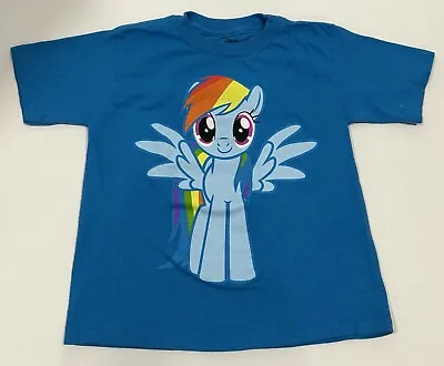 My Little Pony  Rainbow Dash  Girls Short Sleeve T-shirt Size XS Blue • $7.99