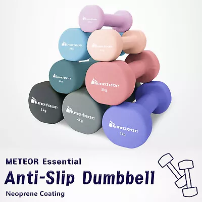 $13.95 • Buy METEOR Anti-Slip Dumbbell-Dumbbell Set-Weightlifting-Barbell-Gym Weights