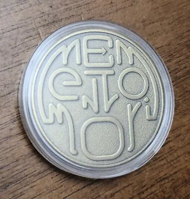 Memento Mori Coin Daily Stoic Medallion Reminder Vivere Challenge Token Annus • $12.99