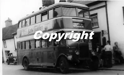 Eastern National 3014 TM6409 Leyland TD1 National Omnibus B&W Bus Photo • £1.15