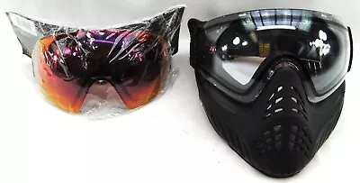 Used VForce Profiler Thermal Paintball Mask Black Goggle With Extra Lens • $0.99