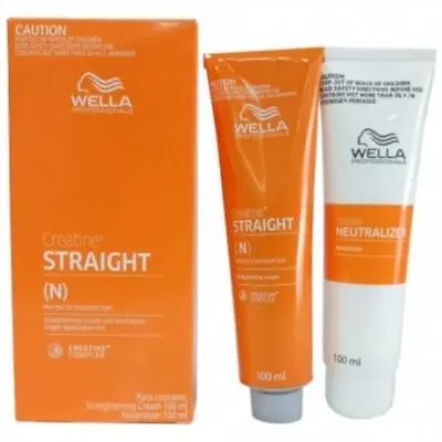 Wella Wellastrate Hair Straightening Cream Intense N/R 100ml 100ml Set • $18.05