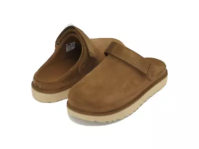 Ugg Goldenstar Clog Women Clog Suede Chestnut Us 9.5 /uk 7.5 /eu 40.5 • $159.99