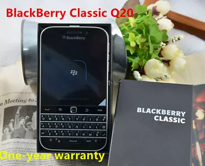 New Sealed--BlackBerry Classic Q20 16GB+2GB RAM Unlocked LTE Qwerty Keyboard • $105