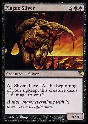 MTG: Plague Sliver - Time Spiral - Magic Card • £1.99