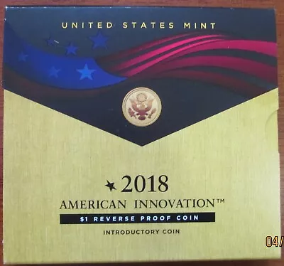2018 American Innovation Reverse Proof Coin With OGP & COA • £15.67