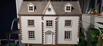 £0.99 • Buy Georgian Style Dolls House With Accessories, W 41cm, L 92cm, H 68cm