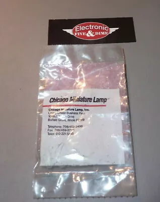 Chicago Miniature Lamp  #85 .04 Amps 28v Wedge Base O-2342 8 Pcs • $3.95