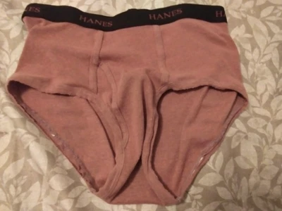 $16 • Buy Mens Vintage HANES OUR MOST COMFORTABLE Underwear Briefs Copper L