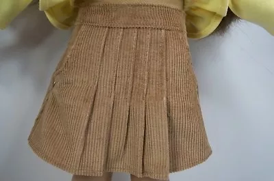 LT BROWN Cord Corduroy Skirt Doll Clothes For 18  American Girl (Debs*) • $10.19