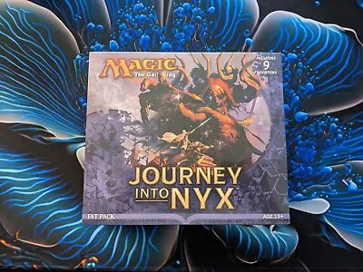 JOURNEY INTO NYX MtG Magic Sealed FAT PACK (Bundle) Card Box 9 Booster Packs + • $49.99