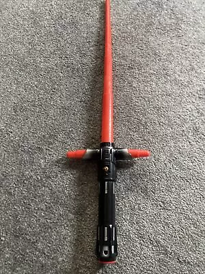 Star Wars Force Awakens Kylo Ren Red Lightsaber Hasbro 2015 Cosplay Pop Out Toy • £12.99