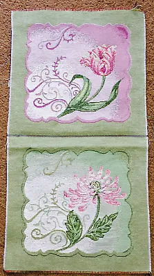 Stately Floral Crafters Unfinished Tapestry Remnant Pillow Fabric Piece  • £9.63