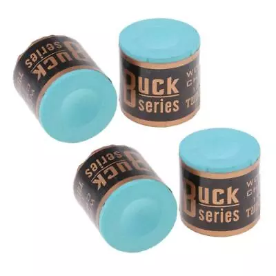 £8.99 • Buy 4Pcs Pool Cue Chalk Snooker Billiards Chalks Box Tool Trainer Accessories