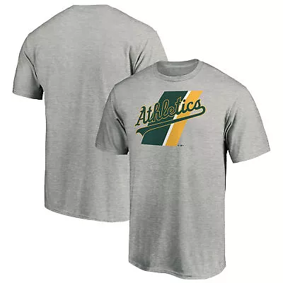Men's Fanatics Branded Heathered Gray Oakland Athletics Prep Squad T-Shirt • $29.99