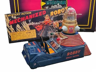 1993 Mth Robby Space Patrol Mystery Action Mechanized Toy Robot In Original Box • $2400