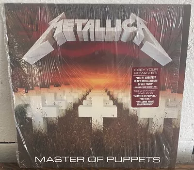 Metallica MASTER OF PUPPETS 2017 Vinyl LP BLCKND005R-1 • $17.25