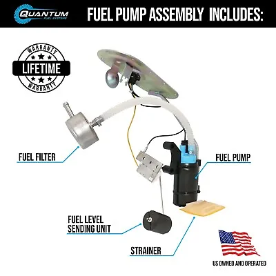 QFS EFI Fuel Pump Assembly For Harley-Davidson 2000-2001 Touring CVO 61342-00A • $218.98