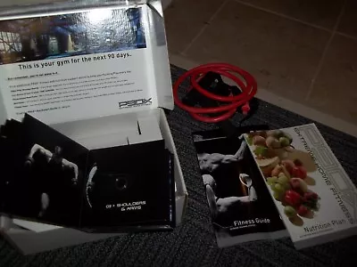 P90X Extreme Home Fitness DVD Set W/ Resistance Band Fitness & Nutrition Guide • $34.99