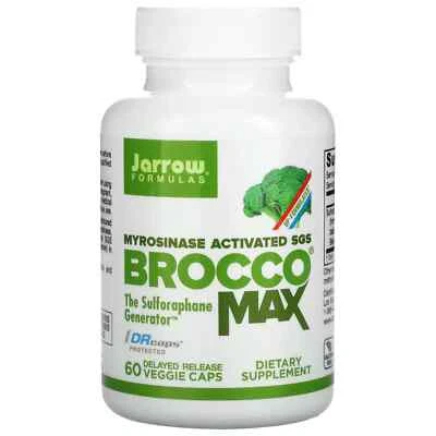 £25.99 • Buy Jarrow Formulas BroccoMax, Myrosinase Activated SGS, 60 Delayed Release Vcaps