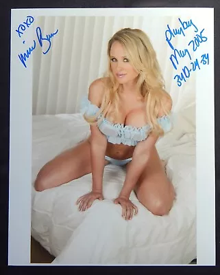 Michelle Baena Playboy Model SIGNED COLOR 8x10 PHOTO • $10