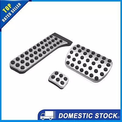 Pack Of 3 For Benz W203 W204 W211 Accelerator Brake Foot Footrest Pedals Pad Set • $39.99