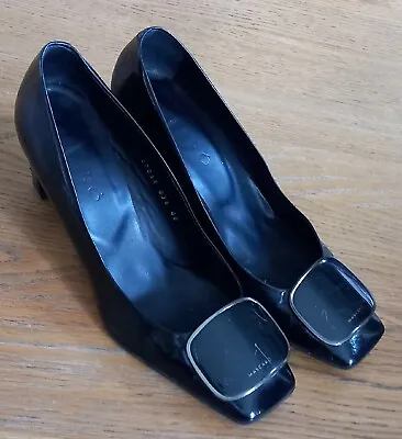 £9.99 • Buy Mascaro Ladies Black Patent Leather Shoes Pumps UK 6.5 EUR 40 