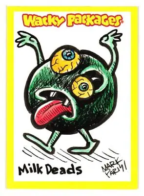 Wacky Packages Sketch Cards Old School 3 4 Ans 10 You Choose Artist Autographs • $19.97