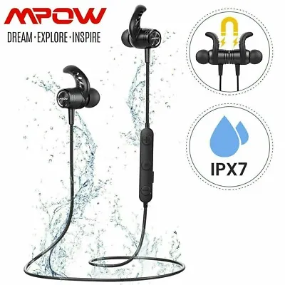 £14.99 • Buy Mpow S10 Sports Bluetooth Wireless Magnetic Headphones