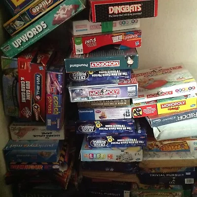 BOARD GAME CLEARANCE! £3 And Up! Monopoly Cluedo Guess Who • £10