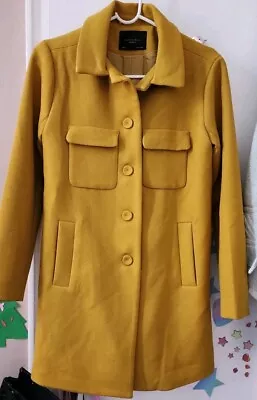 Beautiful Mustard Yellow Pea Coat Alpha & Omega Size Small • $20