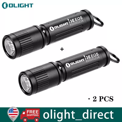 OLIGHT I3E EOS 90 Lumen LED Tiny Flashlight Keychain EDC Torch Light AAA Battery • $19.90