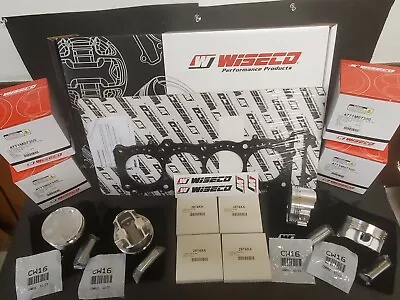 WISECO CK235 988cc FORGED 9.8:1 COMPRE TURBO PISTON KIT DRAGBIKE SUZUKI GSXR1000 • $1073.78