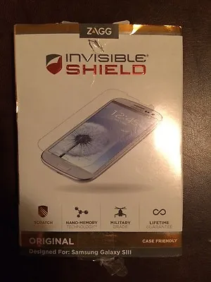 Zagg InvisibleSHIELD Clear Screen Protector For Samsung Galaxy S III • $6.50