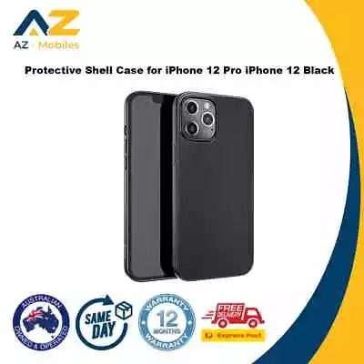 Protective Shell Case For Apple IPhone 12 12 Pro - Black • $26