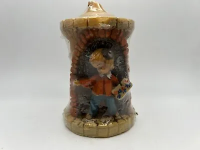 Vintage German Gunter Kerzen Handbemalt Carved Candle Artist Painter Boy • $24.99