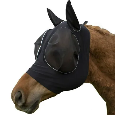 £6.85 • Buy Horse Masks Anti-Fly Worms Breathable Stretchy Knitted Mesh Anti Mosquito MaYO