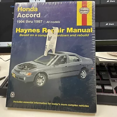 Haynes Repair Manual * Honda Accord (1994-1997) #42013 • $11.50