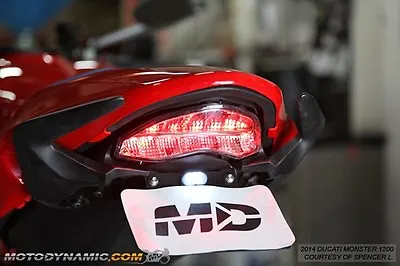 Fit 14-21 Monster 797 821 1200 SuperSport INTEGRATED Signal LED Tail Light CLEAR • $109.95