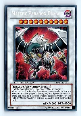 Yu-Gi-Uh Malefic Paradox Dragon #YMP1-EN007 Bonds Beyond Time Movie Pack Tcg LP • $5.99