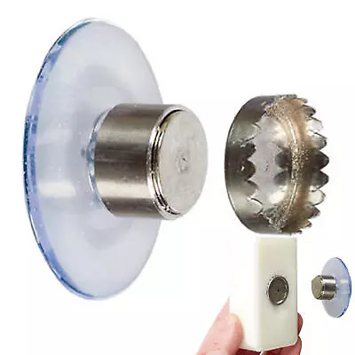 Magnetic Soap Holder Suction Cup Wall Soap Storage Rack For Bathroom Kitchen • £7.29