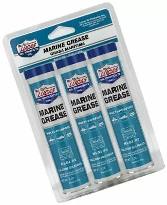 Lucas Oil 10682 Oil Marine Grease 1 Package Of 3 X 3oz Tubes 9oz Total • $16.69